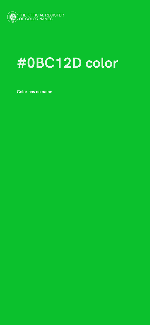#0BC12D color image