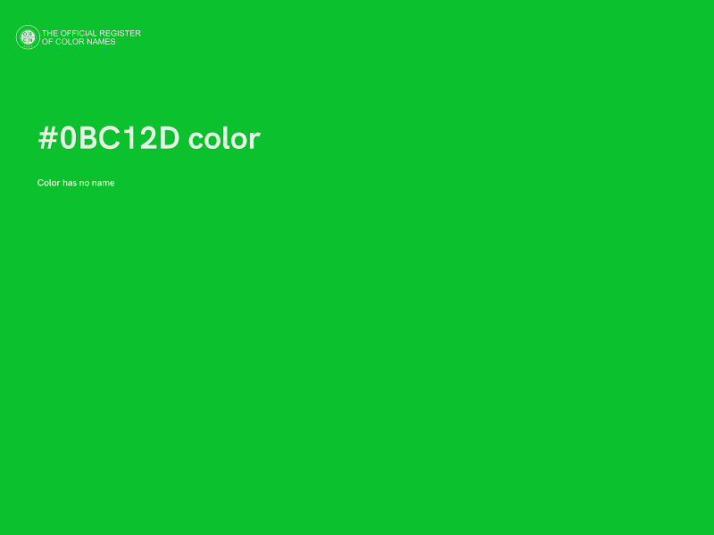#0BC12D color image