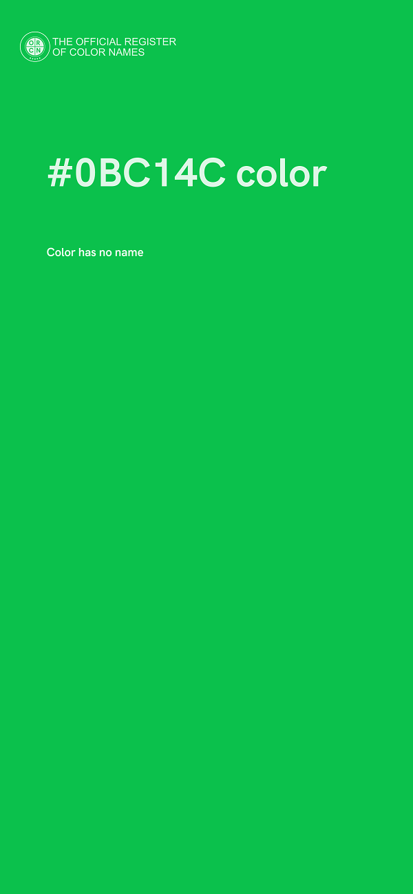 #0BC14C color image