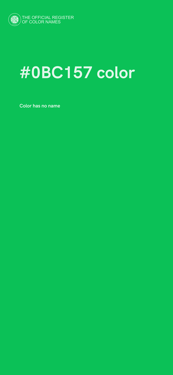 #0BC157 color image