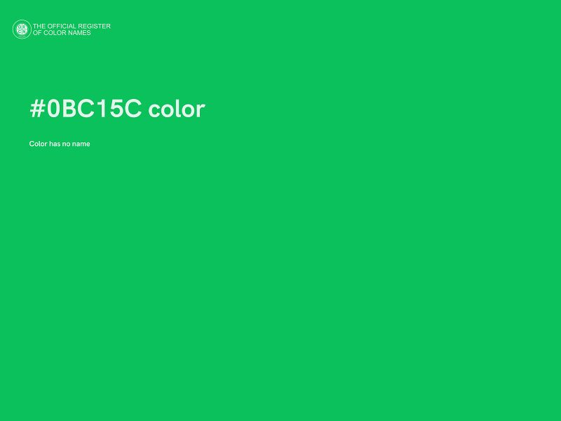 #0BC15C color image