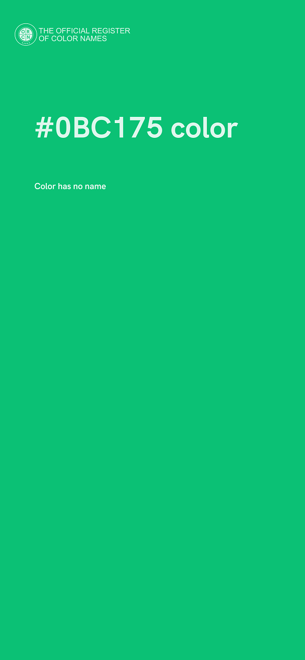 #0BC175 color image