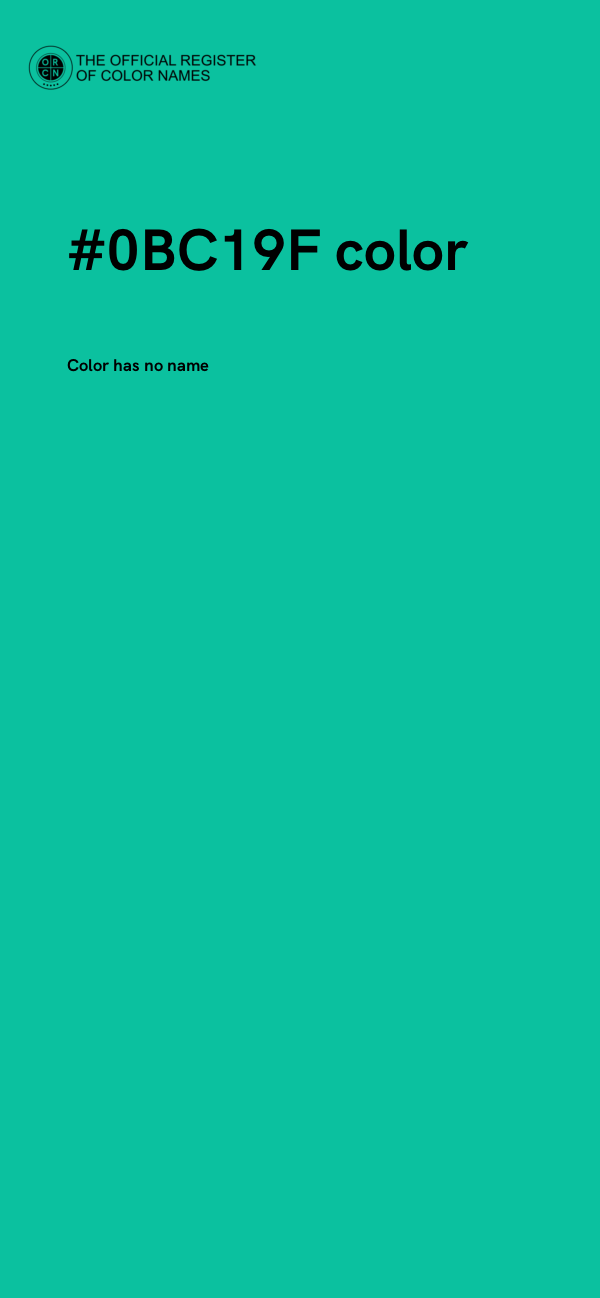 #0BC19F color image