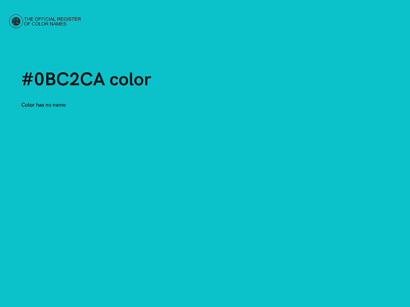 #0BC2CA color image