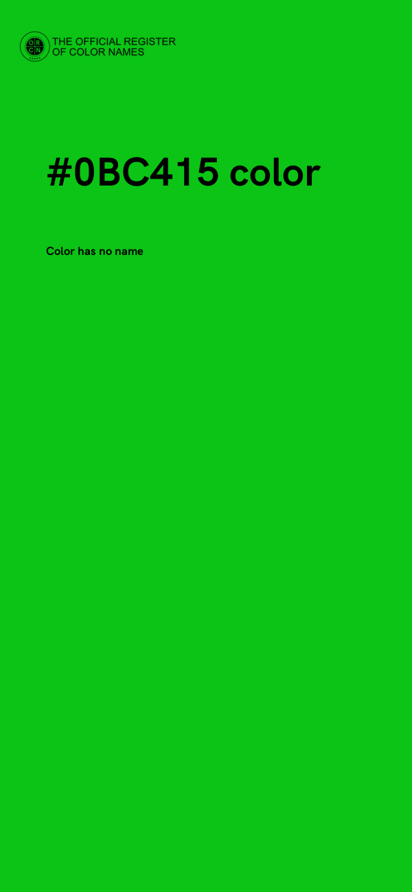 #0BC415 color image