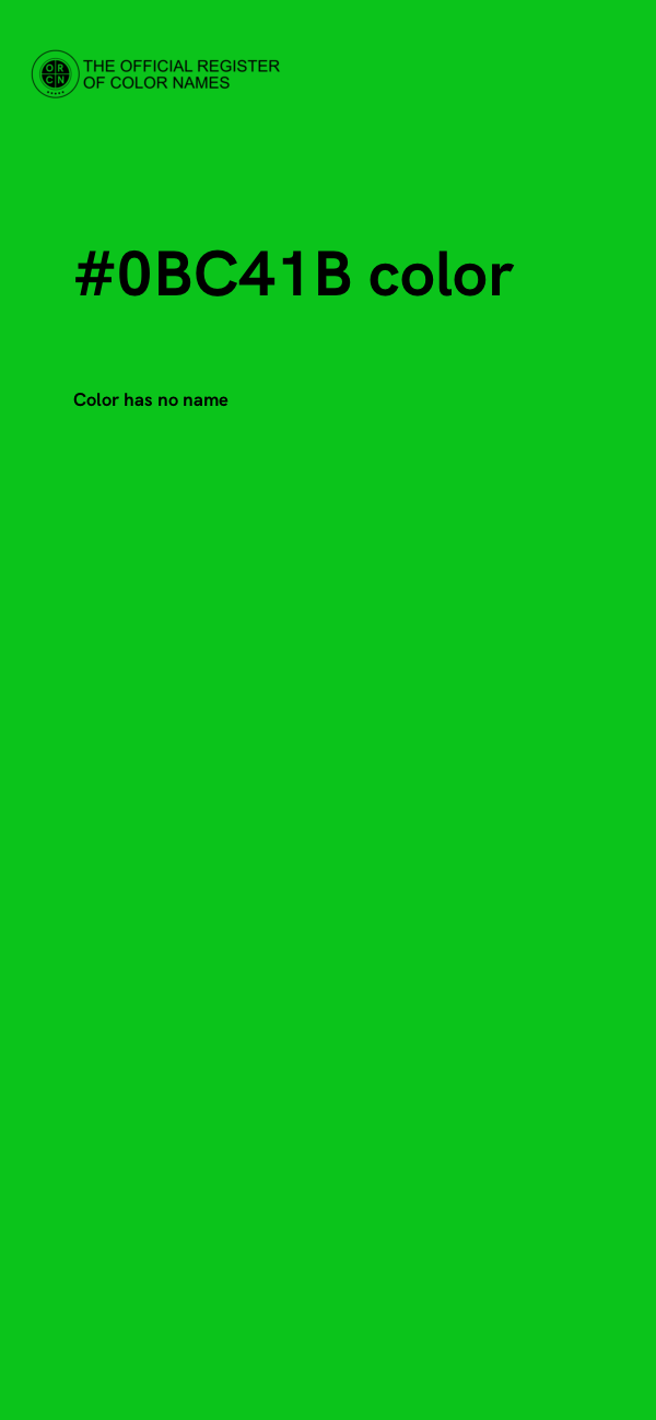 #0BC41B color image