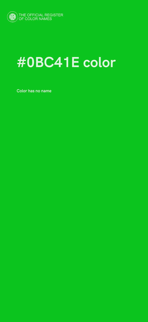 #0BC41E color image