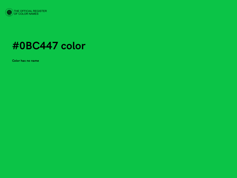 #0BC447 color image
