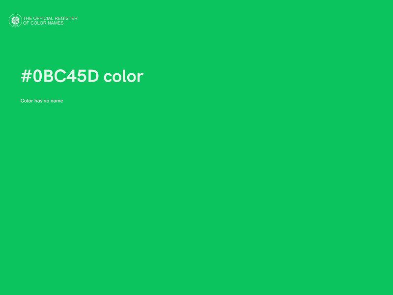 #0BC45D color image