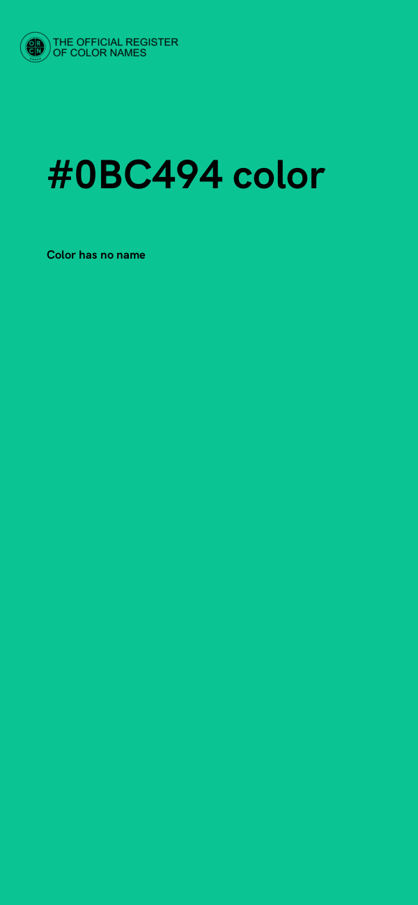 #0BC494 color image
