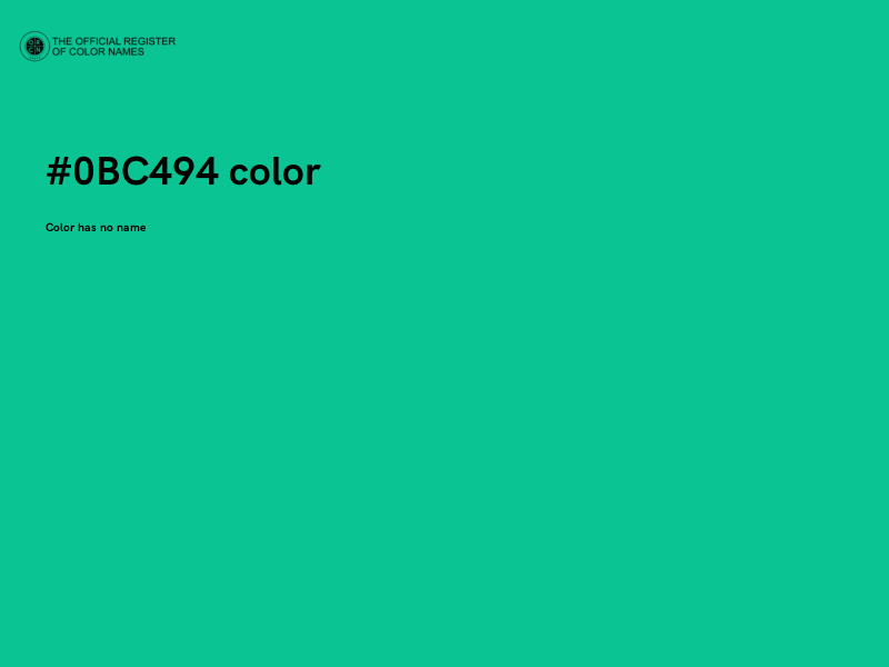 #0BC494 color image