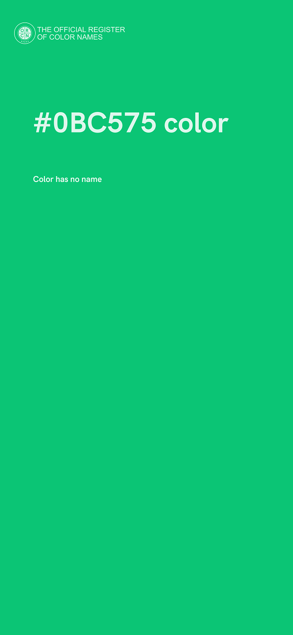 #0BC575 color image