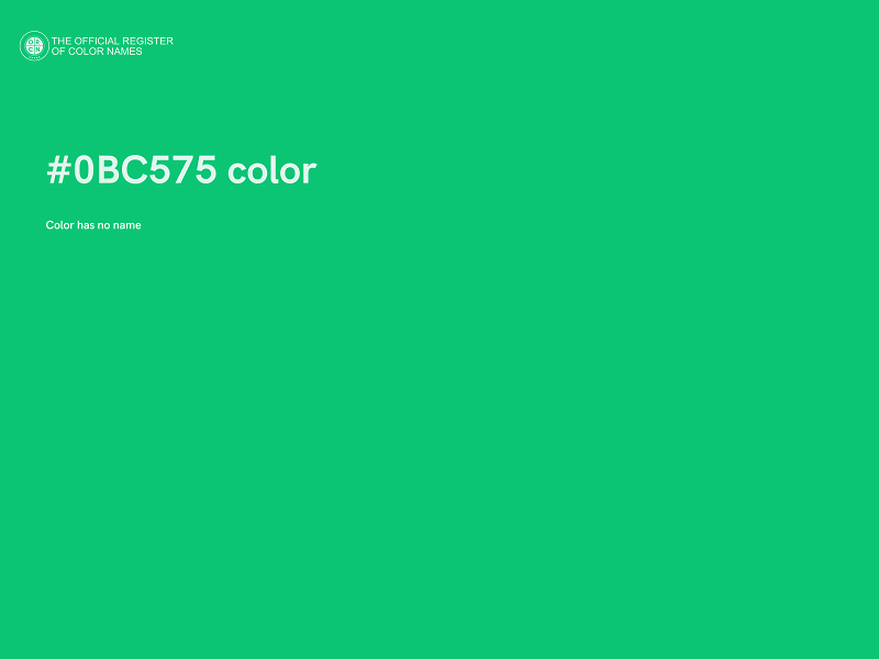 #0BC575 color image