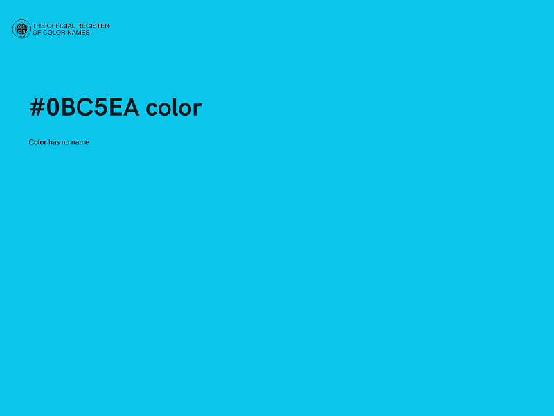 #0BC5EA color image