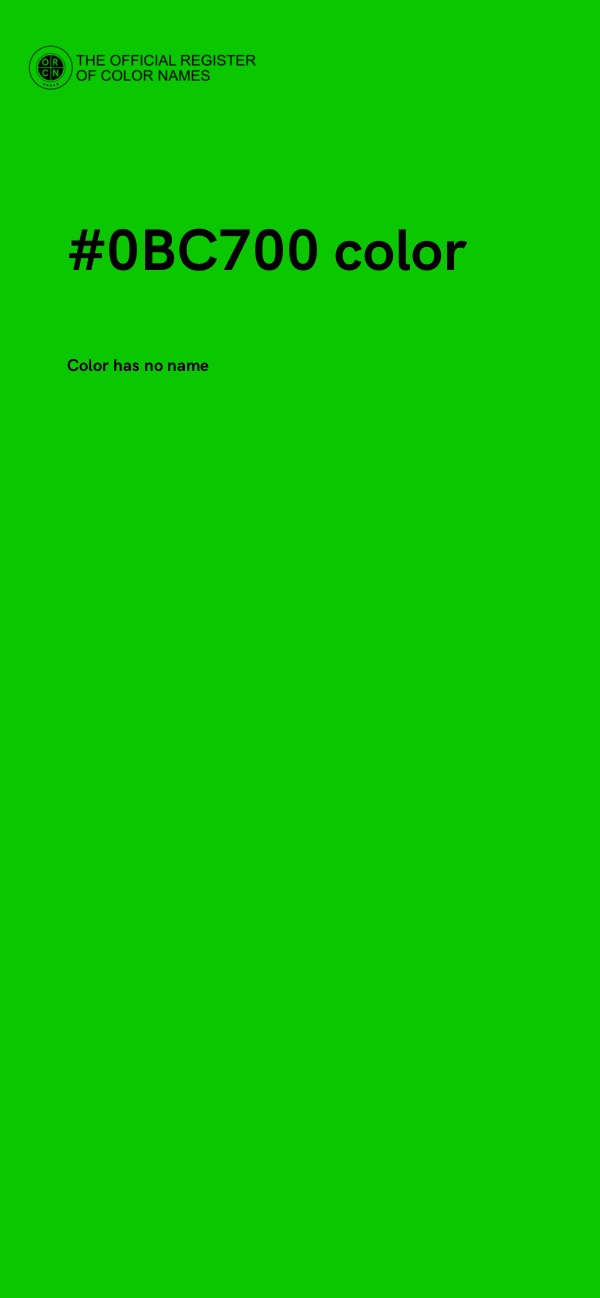 #0BC700 color image