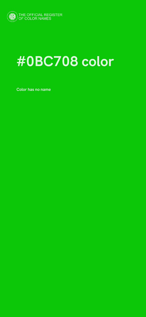 #0BC708 color image