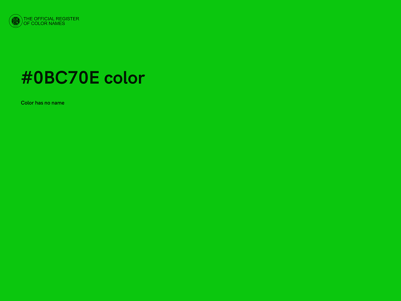 #0BC70E color image