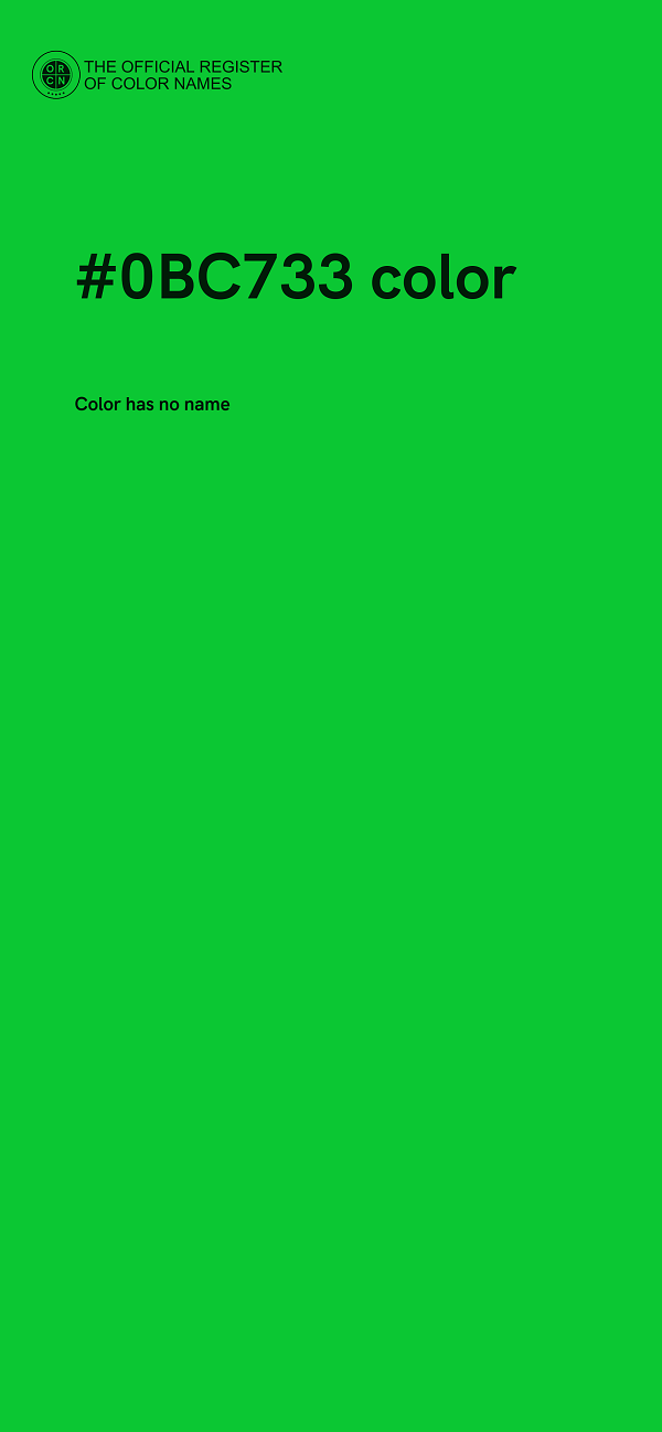 #0BC733 color image