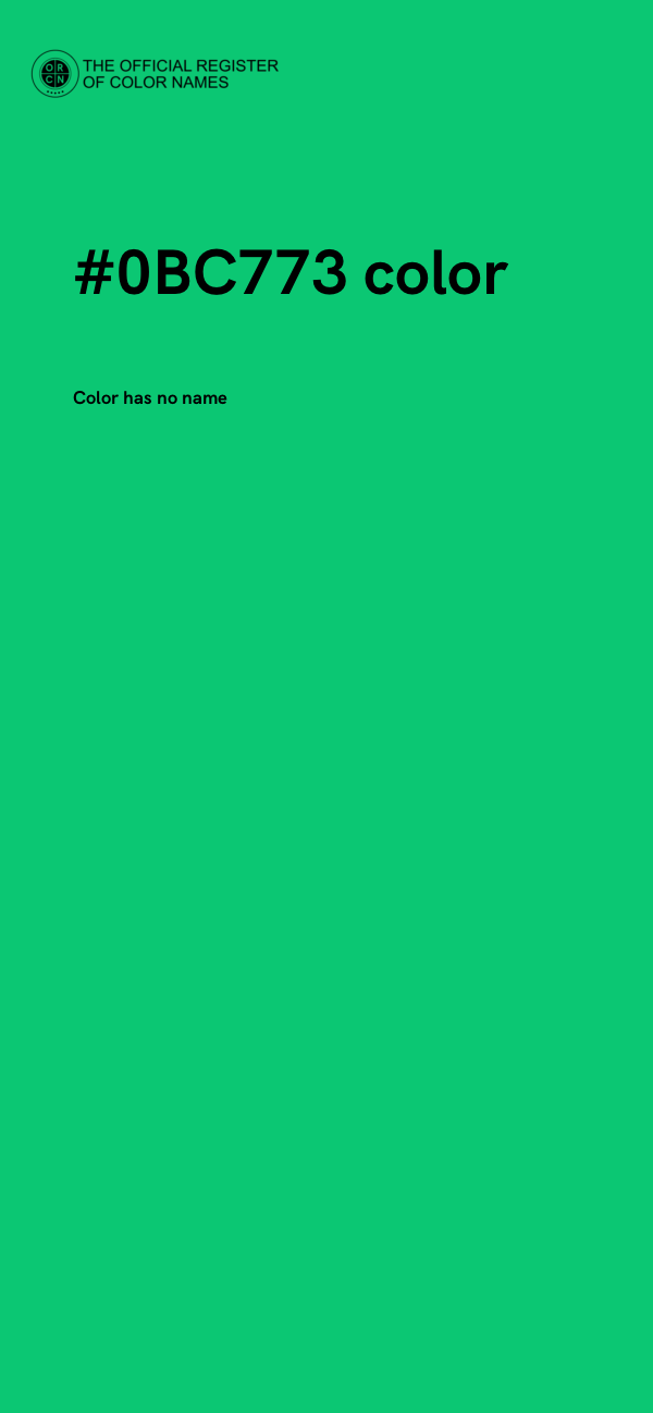 #0BC773 color image