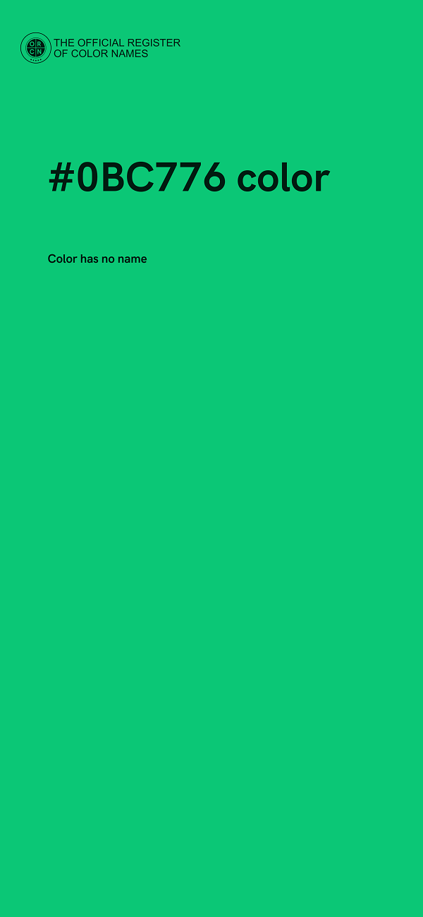 #0BC776 color image