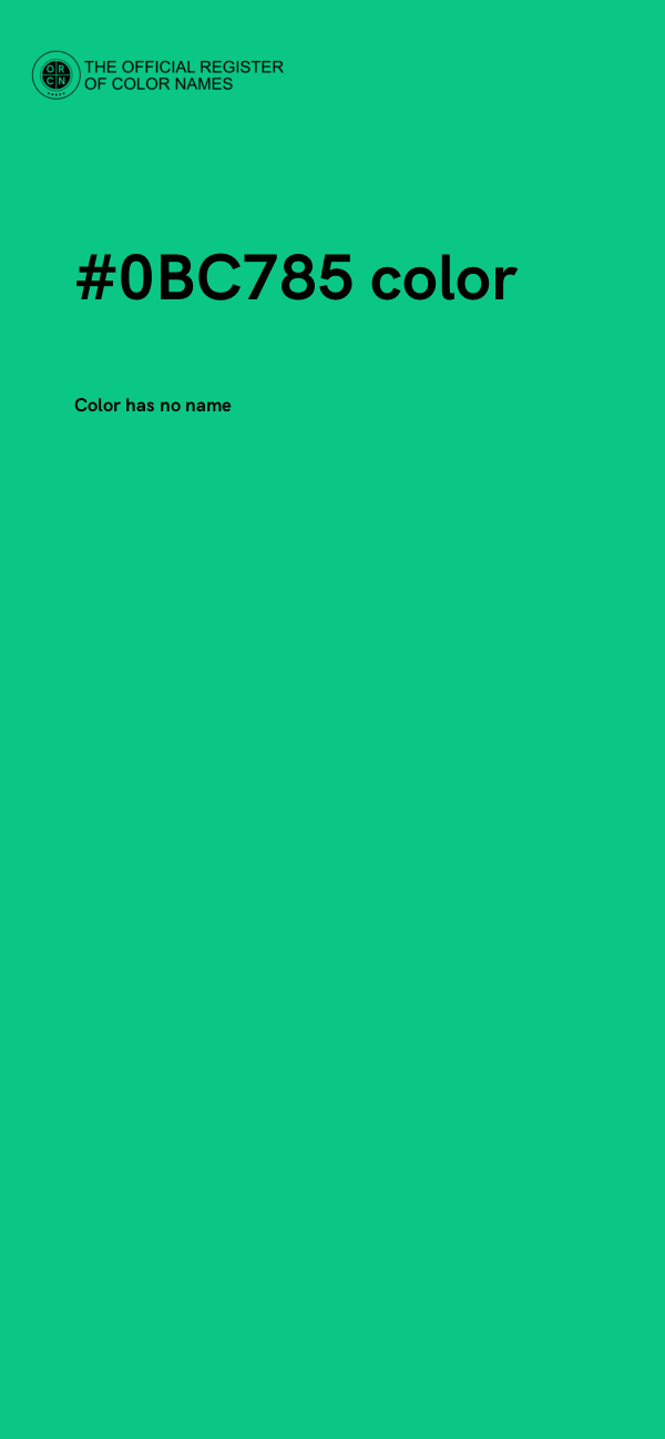 #0BC785 color image