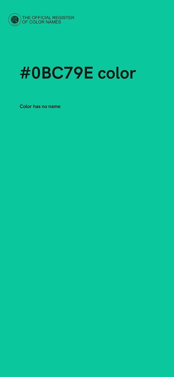 #0BC79E color image