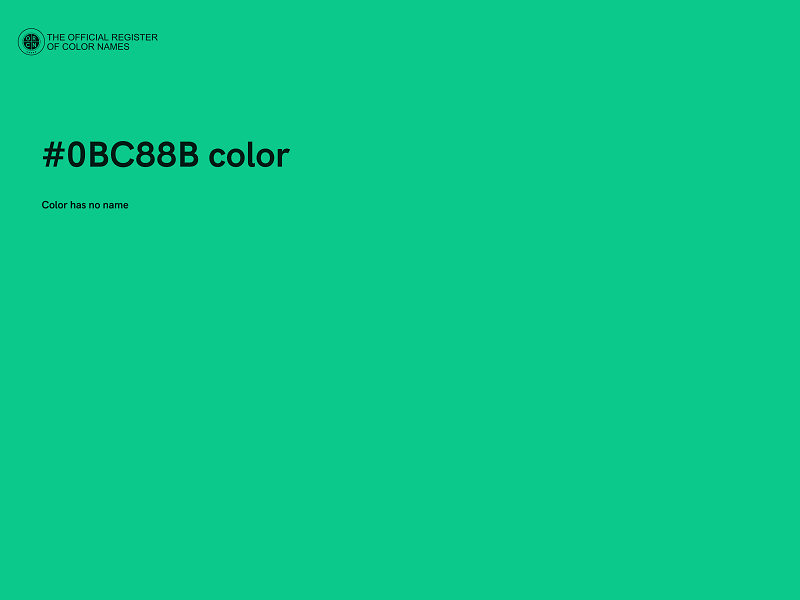 #0BC88B color image