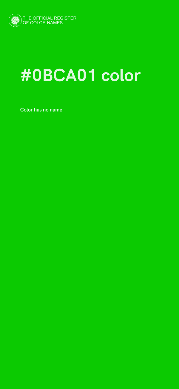 #0BCA01 color image