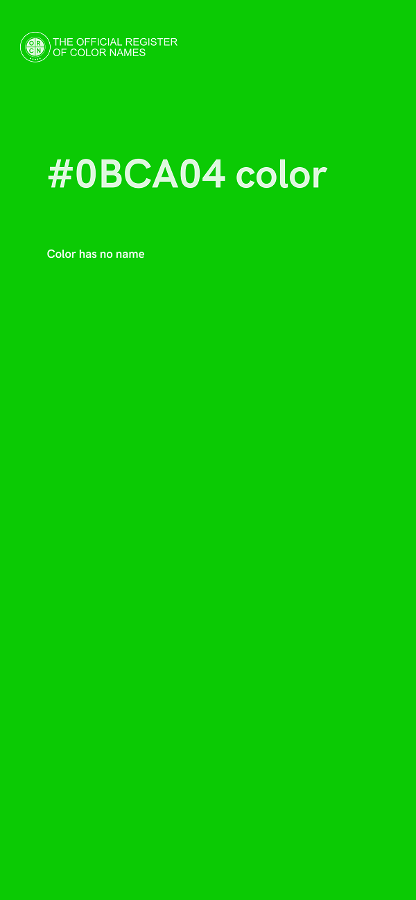 #0BCA04 color image
