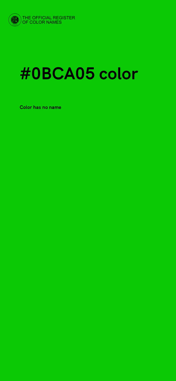 #0BCA05 color image