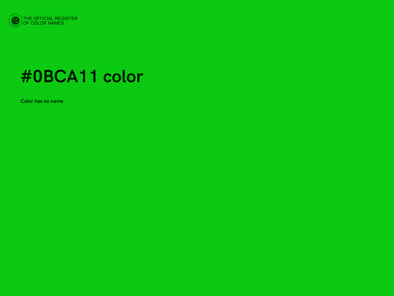 #0BCA11 color image