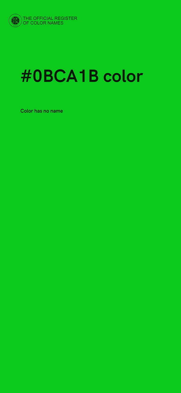 #0BCA1B color image