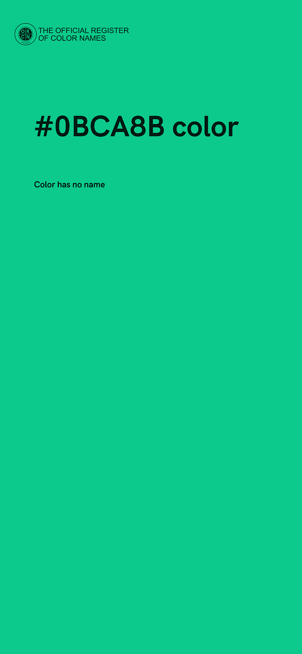 #0BCA8B color image