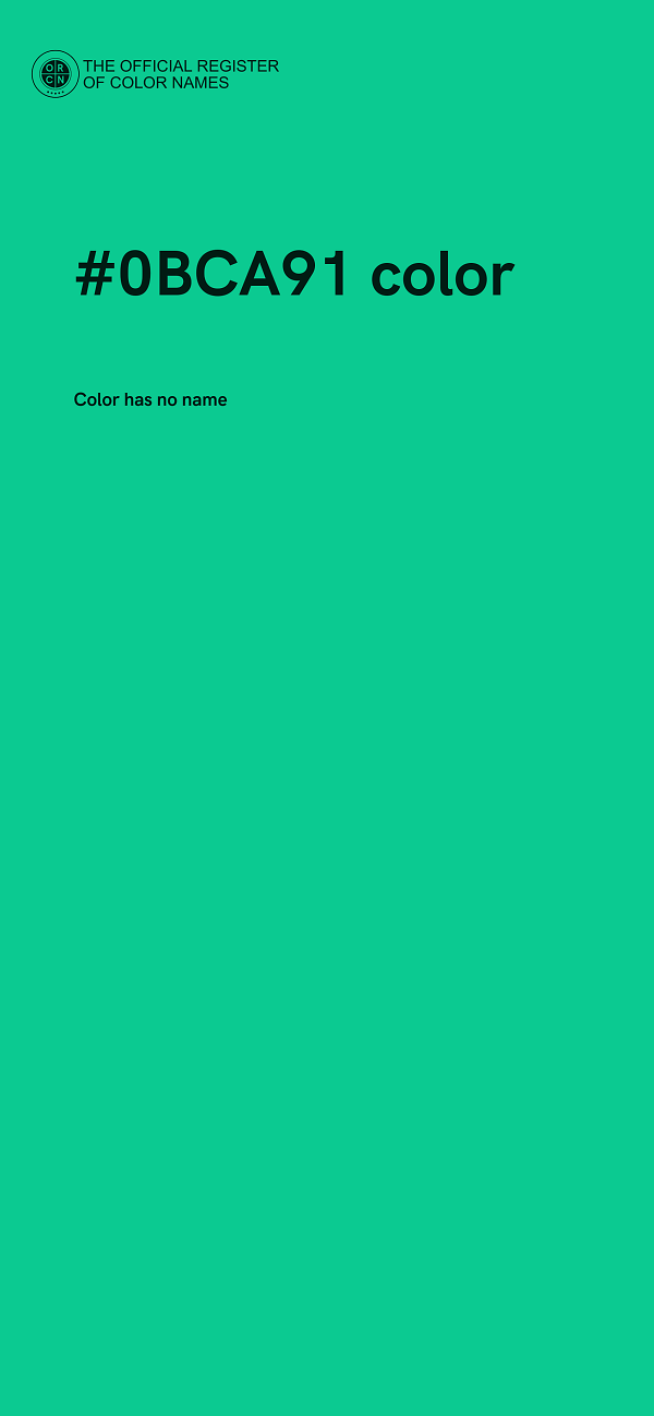 #0BCA91 color image