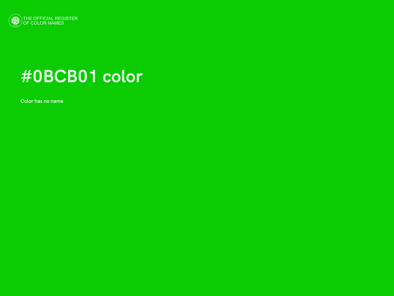 #0BCB01 color image