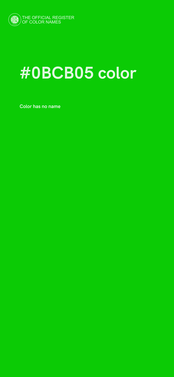 #0BCB05 color image