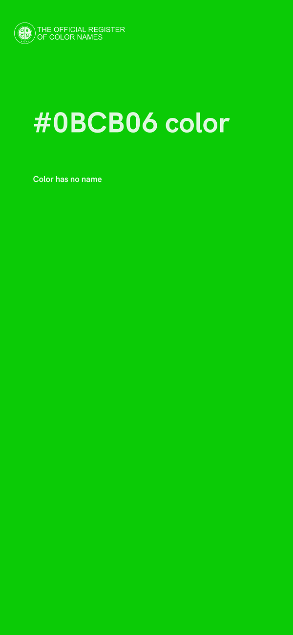 #0BCB06 color image