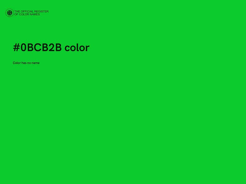 #0BCB2B color image