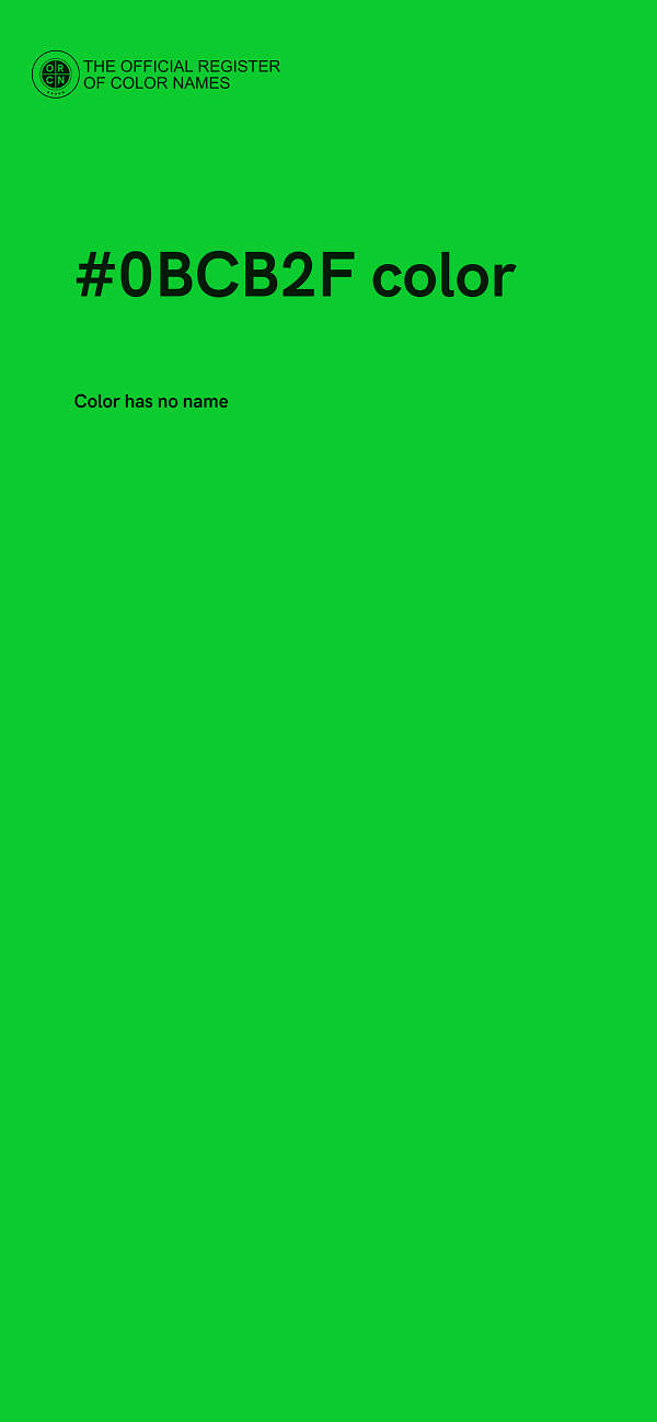#0BCB2F color image