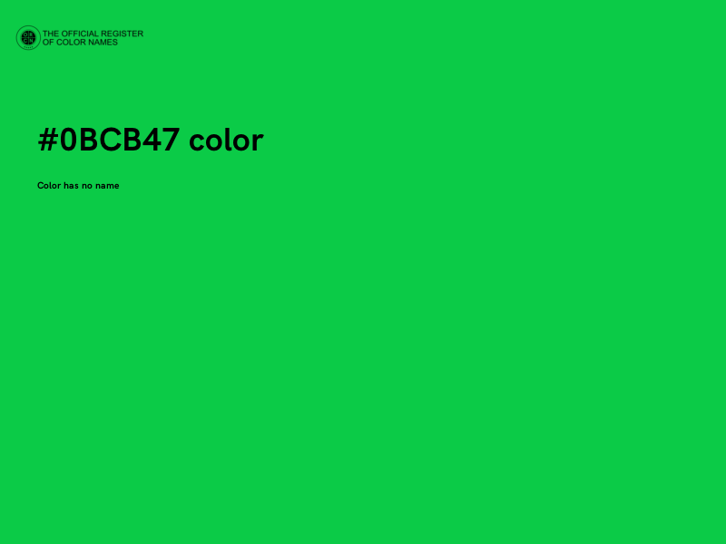 #0BCB47 color image