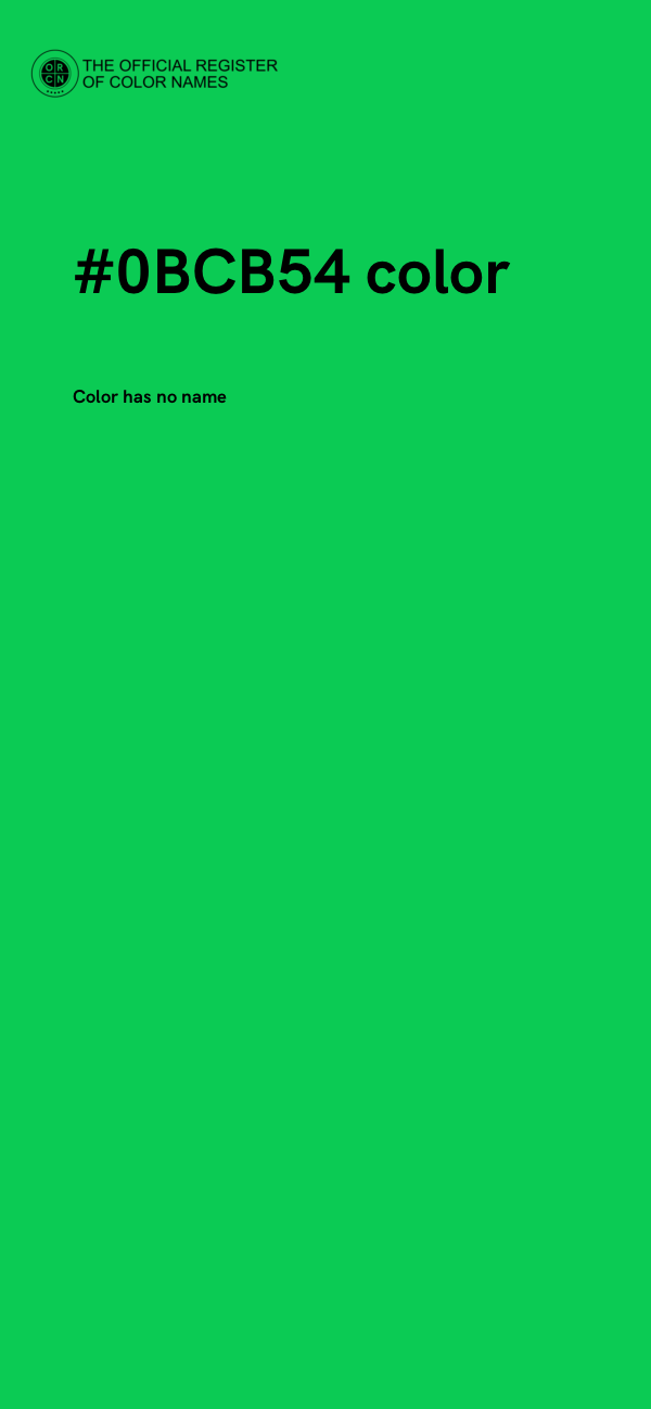 #0BCB54 color image