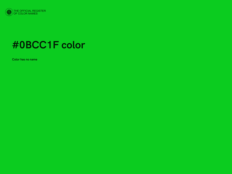 #0BCC1F color image