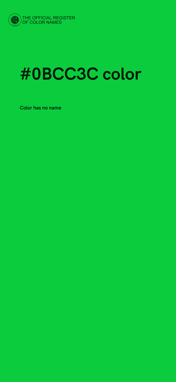 #0BCC3C color image