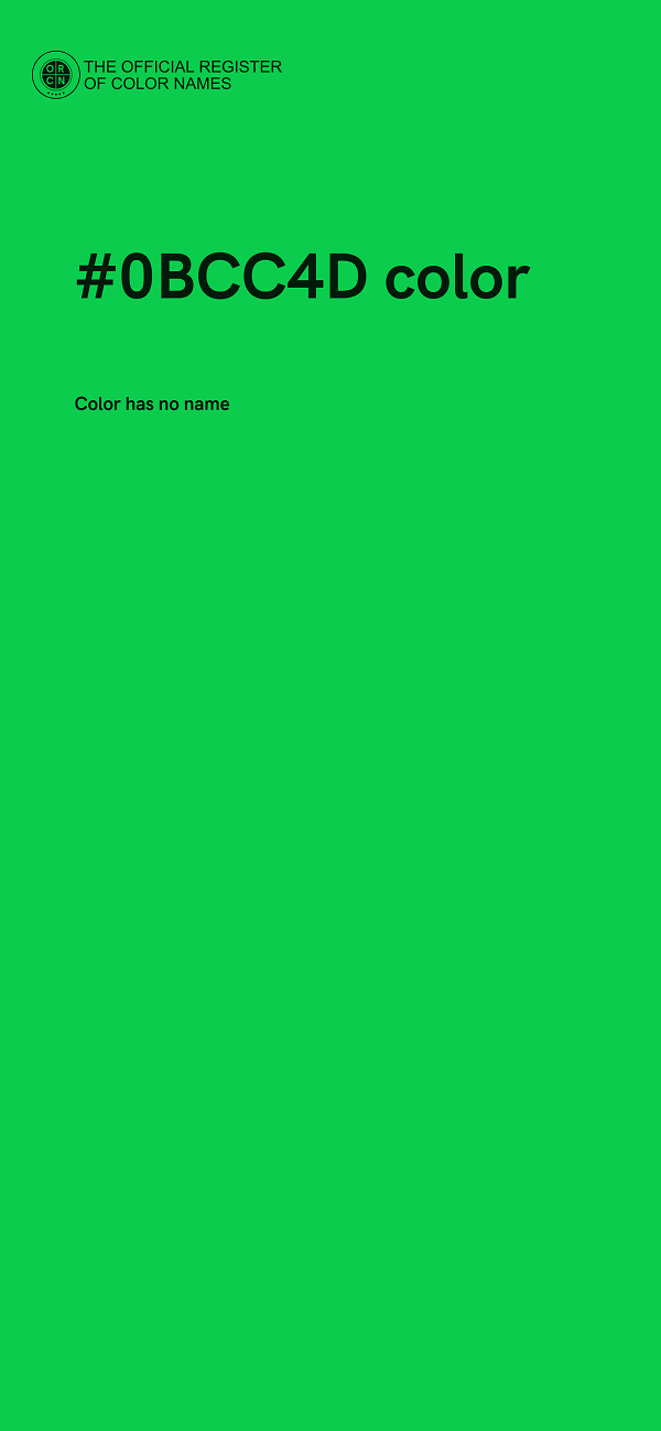 #0BCC4D color image