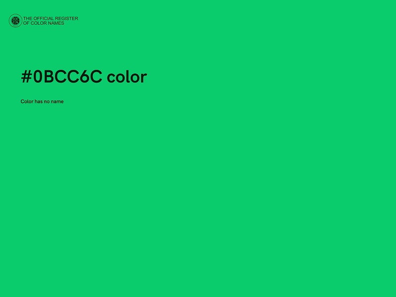 #0BCC6C color image