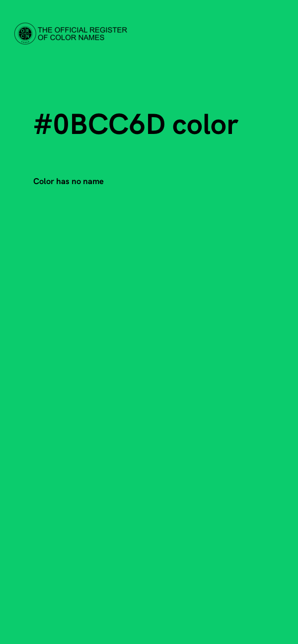 #0BCC6D color image