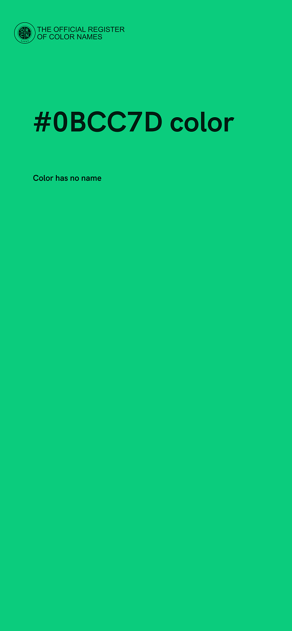 #0BCC7D color image