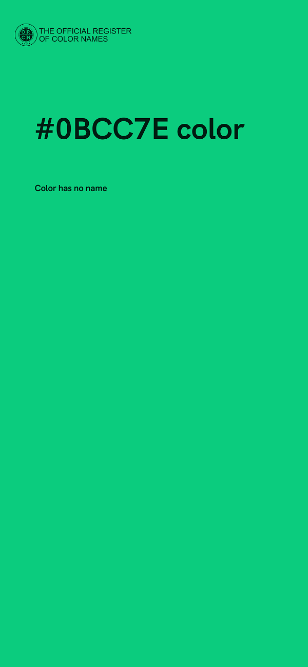 #0BCC7E color image