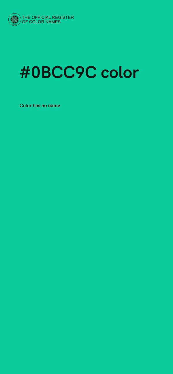 #0BCC9C color image