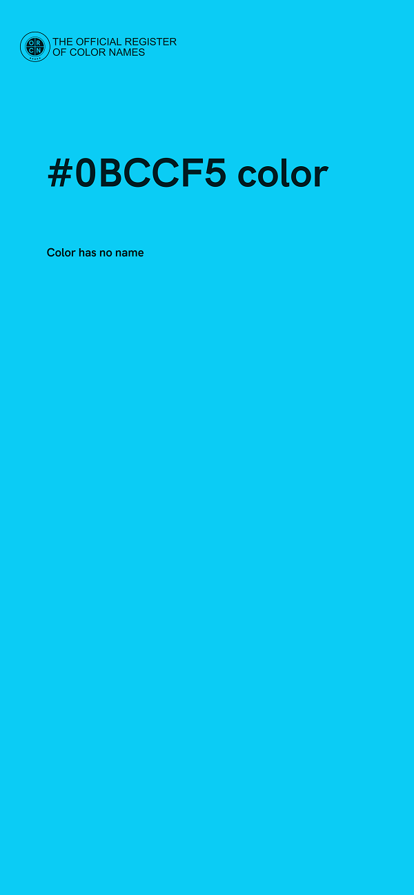 #0BCCF5 color image